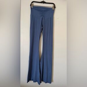 Aerie Soft Blue Flare Leggings